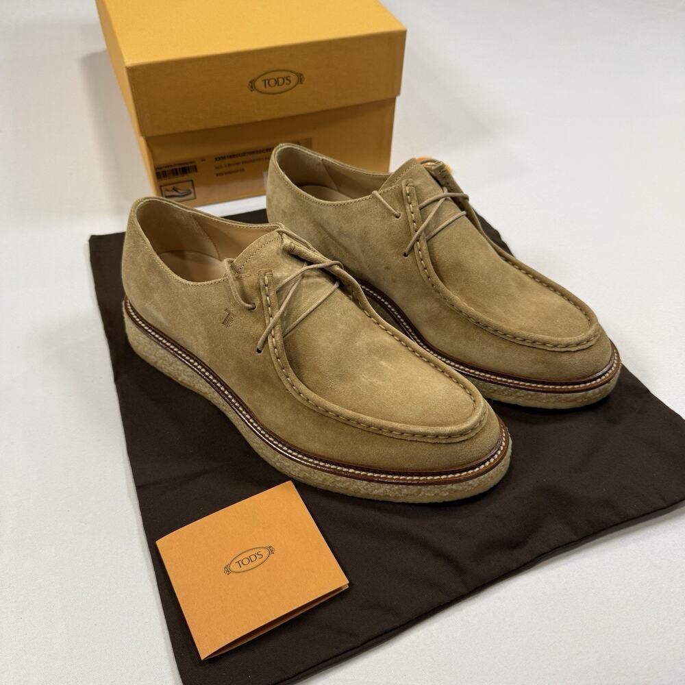 Tod’s Tan Suede Desert Boots Size 7.5UK/9US Brand New In Box MSRP $925